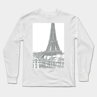 Eiffel Tower Long Sleeve T-Shirt